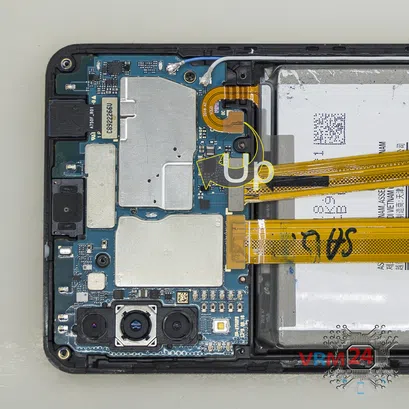Cómo desmontar Samsung Galaxy A7 (2018) SM-A750, Paso 6/2