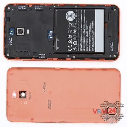 How to disassemble HTC Desire 610, Step 1/2
