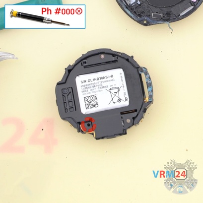 Reemplazo de batería Samsung Gear S3 Frontier SM-R760, Paso 9/1