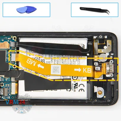 How to disassemble Asus ZenFone 8 I006D, Step 13/1