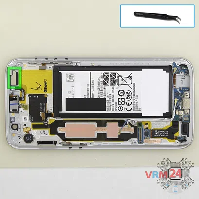 How to disassemble Samsung Galaxy S7 SM-G930, Step 13/1