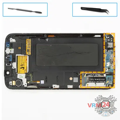 How to disassemble Samsung Galaxy S6 Edge SM-G925, Step 10/1