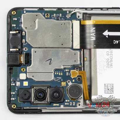 Cómo desmontar Samsung Galaxy A41 SM-A415, Paso 6/2