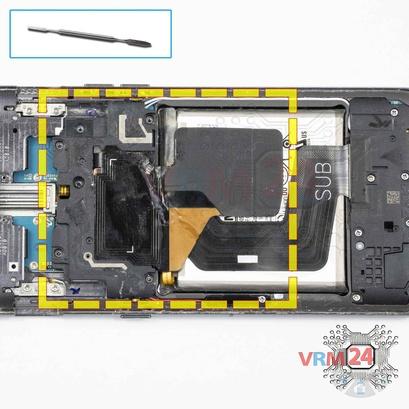 Como desmontar Samsung Galaxy A80 SM-A805, Passo 8/1