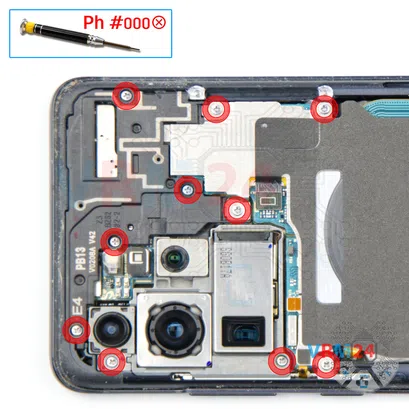 Como desmontar Samsung Galaxy S20 Ultra SM-G988 por si mesmo, Passo 4/1