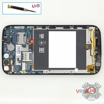 How to disassemble Fly IQ458 Quad EVO Tech 2, Step 6/1