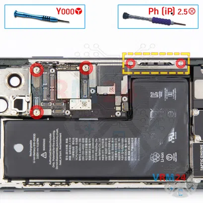 Como desmontar Apple iPhone 11 Pro por si mesmo, Passo 11/1