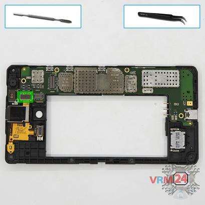 How to disassemble Nokia Lumia 730 RM-1040, Step 6/1