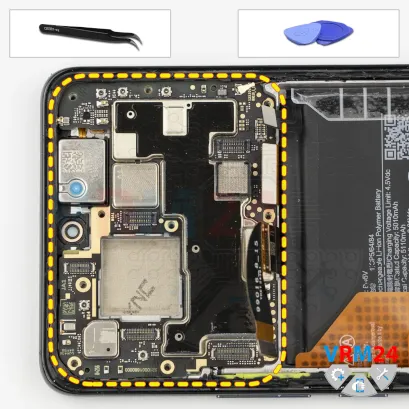 How to disassemble Xiaomi Redmi Note 14 Pro, Step 13/1