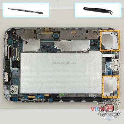 How to disassemble Samsung Galaxy Note 8.0'' GT-N5100, Step 7/1