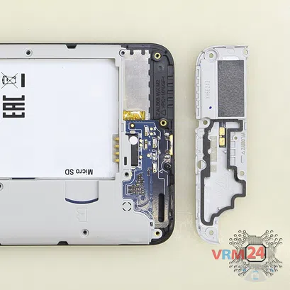 How to disassemble Huawei Y5II, Step 4/2