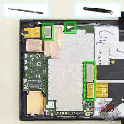 Cómo desmontar Sony Xperia XA1, Paso 12/1
