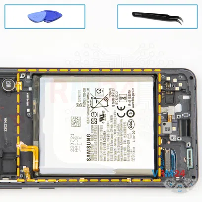 Como desmontar Samsung Galaxy S21 FE SM-G990 por si mesmo, Passo 18/1