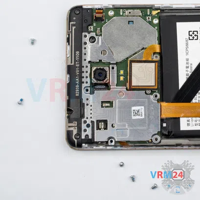 How to disassemble Lenovo K6 Note, Step 4/2