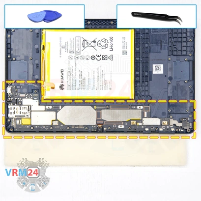How to disassemble Huawei Mediapad T10s, Step 14/1