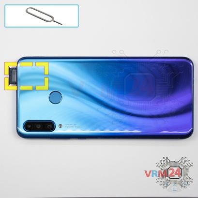 How to disassemble Huawei Honor 20S, Step 1/1