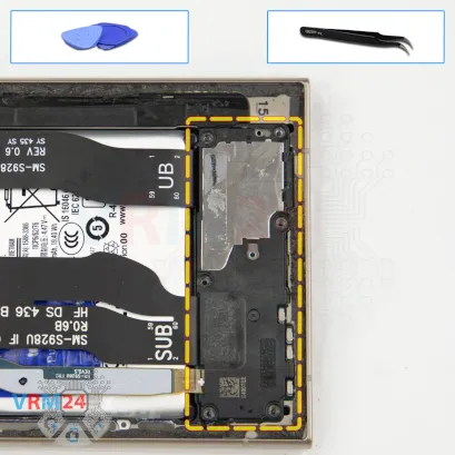 How to disassemble Samsung Galaxy S24 Ultra SM-S928, Step 9/1