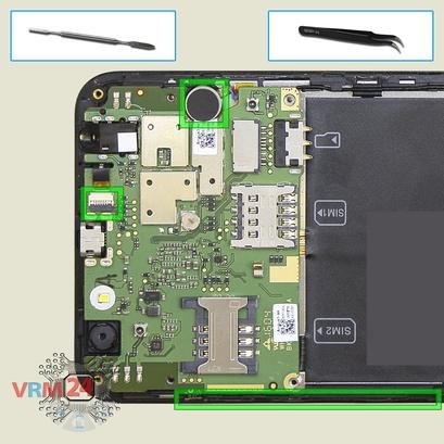 How to disassemble Lenovo Vibe C A2020, Step 9/1