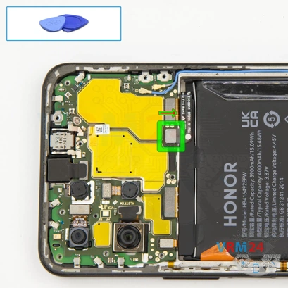How to disassemble HONOR X8, Step 8/1