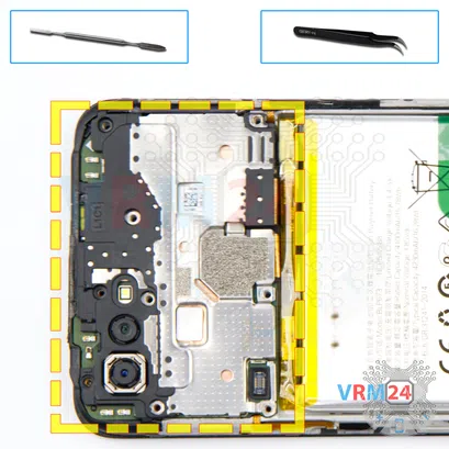 How to disassemble Oppo Ax7, Step 7/1