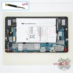 How to disassemble Samsung Galaxy Tab S 8.4'' SM-T705, Step 6/1