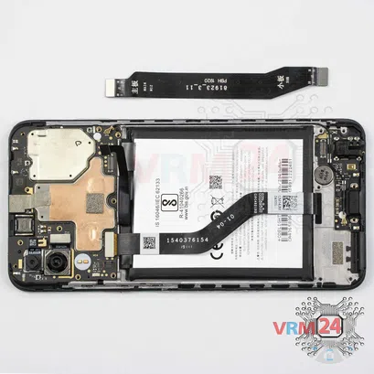How to disassemble Meizu Note 9 M923H, Step 11/2