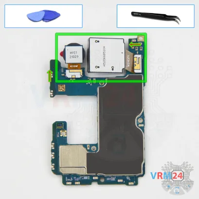Как разобрать Samsung Galaxy A56 SM-A566, Шаг 17/1