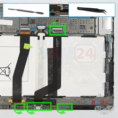 Cómo desmontar Samsung Galaxy Tab Pro 10.1'' SM-T525, Paso 5/1