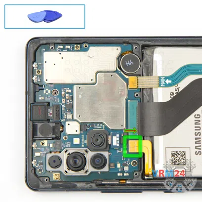 Cómo desmontar Samsung Galaxy A71 5G SM-A7160, Paso 6/1