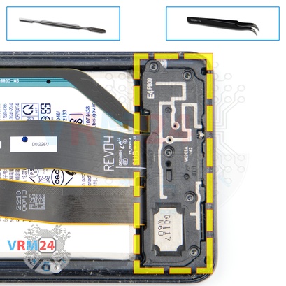 How to disassemble Samsung Galaxy S20 Ultra SM-G988, Step 10/1
