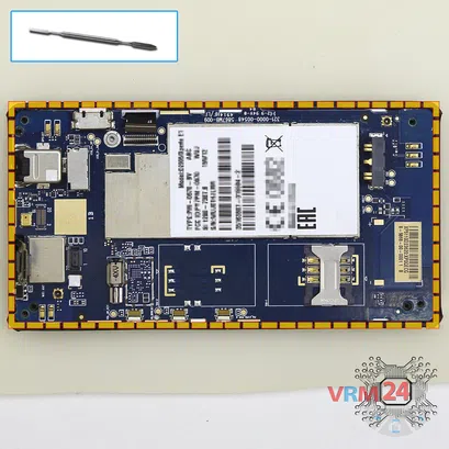 How to disassemble Sony Xperia E1, Step 8/1