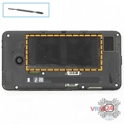 How to disassemble Nokia Lumia 630 RM-978, Step 2/1