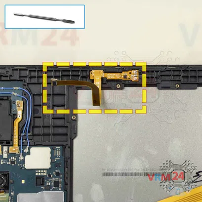 Cómo desmontar Samsung Galaxy Tab A 10.5'' SM-T590, Paso 12/1