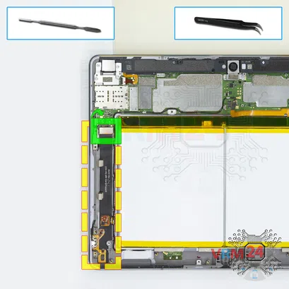 Как разобрать Huawei MediaPad M3 Lite 10'', Шаг 13/1
