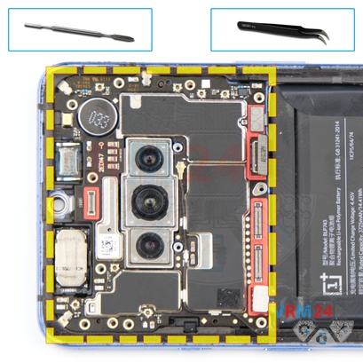 How to disassemble OnePlus 7T, Step 16/1