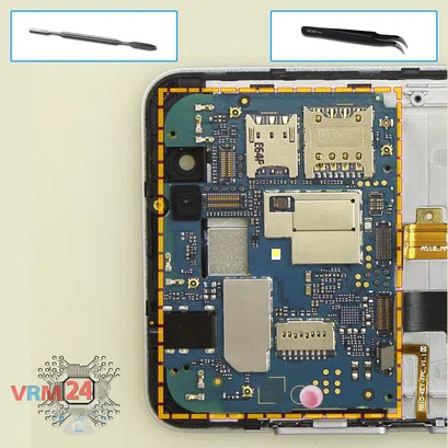 How to disassemble ZTE Blade A510, Step 10/1