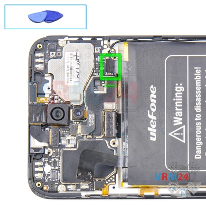 How to disassemble uleFone Power 6, Step 7/1