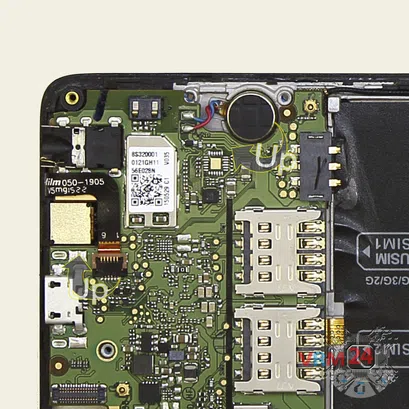 How to disassemble Lenovo A6000, Step 7/2