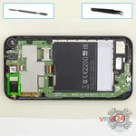 How to disassemble HTC Desire 320, Step 5/1