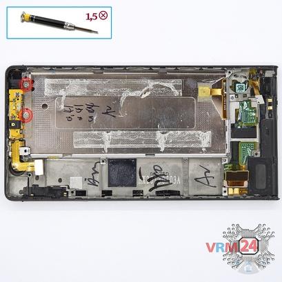 How to disassemble Huawei Ascend P6, Step 9/1