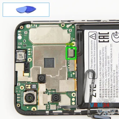 Как разобрать ZTE Blade V50 Design, Шаг 10/1