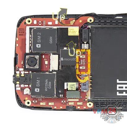 How to disassemble HTC Desire 500, Step 8/2