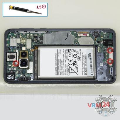 How to disassemble Samsung Galaxy S10e SM-G970, Step 6/1