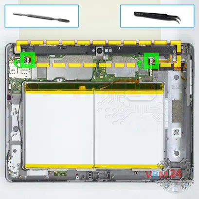 Как разобрать Huawei MediaPad M3 Lite 10'', Шаг 18/1