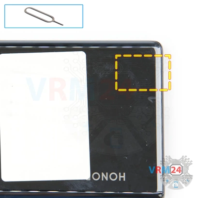How to disassemble HONOR 70, Step 2/1