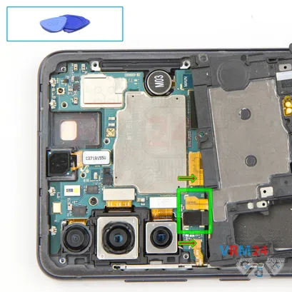 Как разобрать Samsung Galaxy S21 FE SM-G990, Шаг 6/1