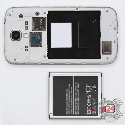 Как разобрать Samsung Galaxy S4 GT-i9500, Шаг 2/2