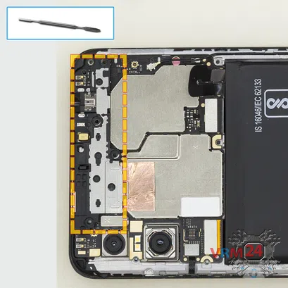 Cómo desmontar Xiaomi Redmi Note 6 Pro, Paso 13/1