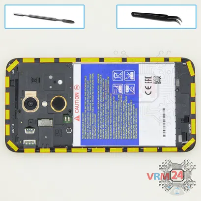 How to disassemble Alcatel OT A7 5090Y, Step 4/1