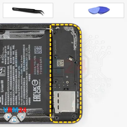 How to disassemble Realme 13+, Step 8/1